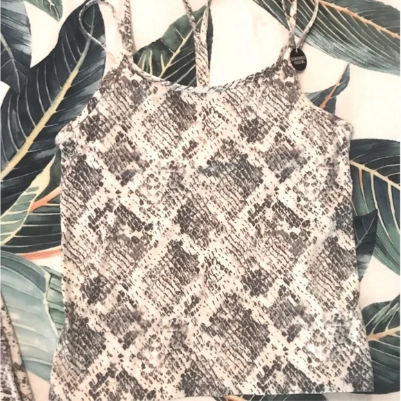 Snake Print Bra Tank - Picture 5 of 6